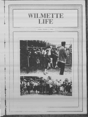 Wilmette Life (Wilmette, Illinois), 7 Oct 1927