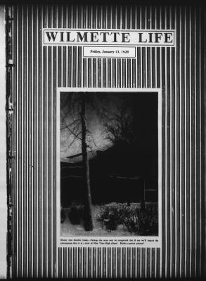 Wilmette Life (Wilmette, Illinois), 13 Jan 1928