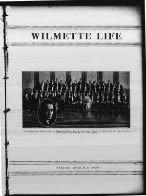 Wilmette Life (Wilmette, Illinois), 9 Mar 1928