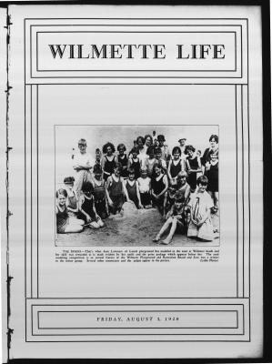 Wilmette Life (Wilmette, Illinois), 3 Aug 1928