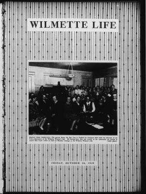 Wilmette Life (Wilmette, Illinois), 26 Oct 1928