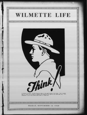 Wilmette Life (Wilmette, Illinois), 23 Nov 1928