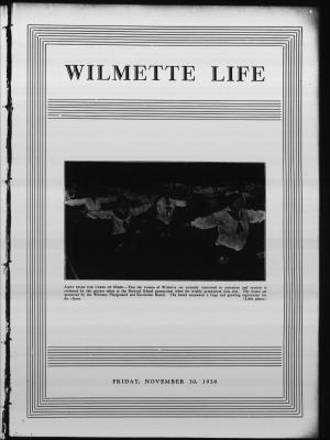 Wilmette Life (Wilmette, Illinois), 30 Nov 1928