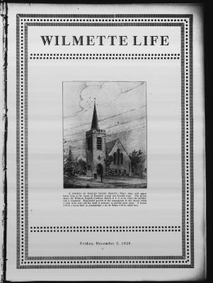 Wilmette Life (Wilmette, Illinois), 7 Dec 1928