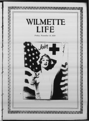 Wilmette Life (Wilmette, Illinois), 15 Nov 1929