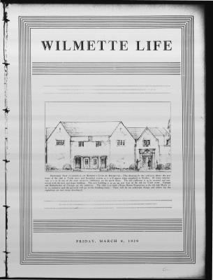 Wilmette Life (Wilmette, Illinois), 8 Mar 1929