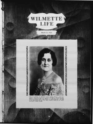 Wilmette Life (Wilmette, Illinois), 22 Mar 1929