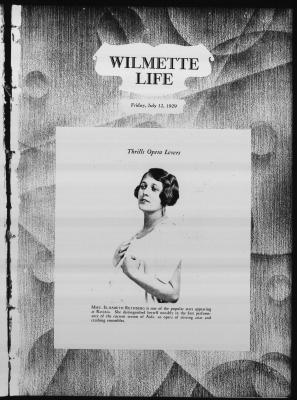 Wilmette Life (Wilmette, Illinois), 12 Jul 1929