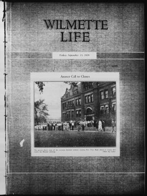 Wilmette Life (Wilmette, Illinois), 13 Sep 1929