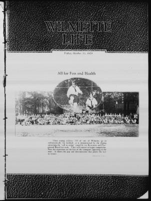 Wilmette Life (Wilmette, Illinois), 11 Oct 1929