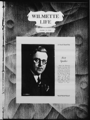 Wilmette Life (Wilmette, Illinois), 18 Oct 1929