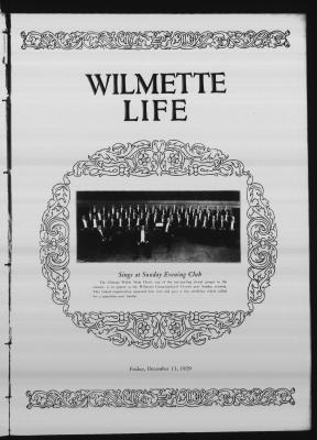 Wilmette Life (Wilmette, Illinois), 13 Dec 1929