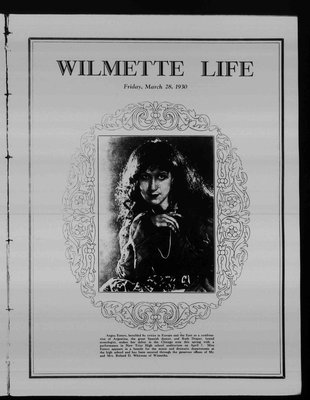 Wilmette Life (Wilmette, Illinois), 28 Mar 1930