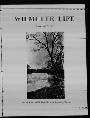 Wilmette Life (Wilmette, Illinois), 11 Apr 1930