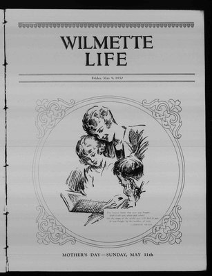 Wilmette Life (Wilmette, Illinois), 9 May 1930