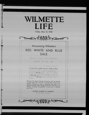 Wilmette Life (Wilmette, Illinois), 16 May 1930