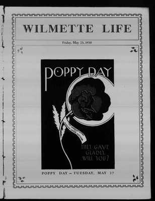 Wilmette Life (Wilmette, Illinois), 23 May 1930