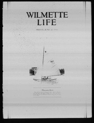 Wilmette Life (Wilmette, Illinois), 20 Jun 1930