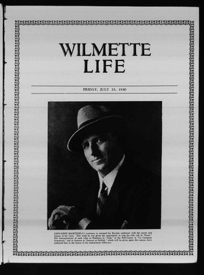 Wilmette Life (Wilmette, Illinois), 25 Jul 1930