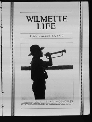 Wilmette Life (Wilmette, Illinois), 22 Aug 1930