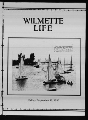 Wilmette Life (Wilmette, Illinois), 19 Sep 1930