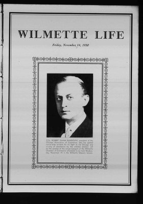 Wilmette Life (Wilmette, Illinois), 14 Nov 1930