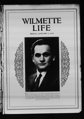 Wilmette Life (Wilmette, Illinois), 2 Jan 1931