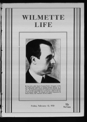 Wilmette Life (Wilmette, Illinois), 13 Feb 1931