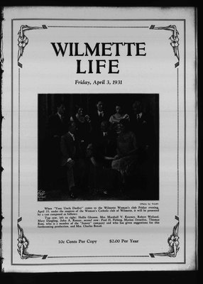 Wilmette Life (Wilmette, Illinois), 3 Apr 1931