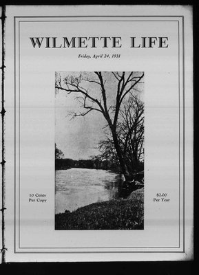 Wilmette Life (Wilmette, Illinois), 24 Apr 1931