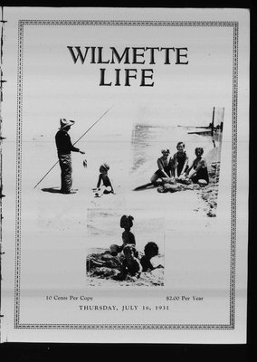 Wilmette Life (Wilmette, Illinois), 16 Jul 1931