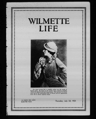 Wilmette Life (Wilmette, Illinois), 23 Jul 1931