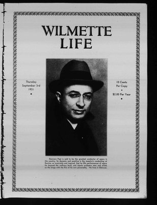 Wilmette Life (Wilmette, Illinois), 3 Sep 1931