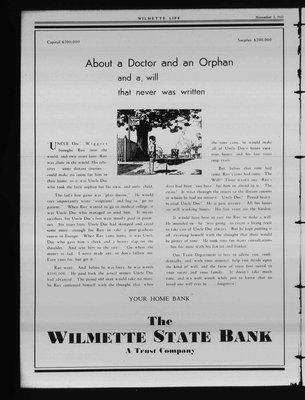 Wilmette Life (Wilmette, Illinois), 5 Nov 1931