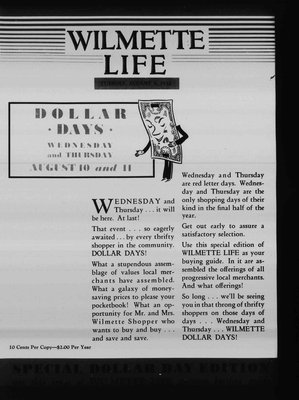 Wilmette Life (Wilmette, Illinois), 9 Aug 1932