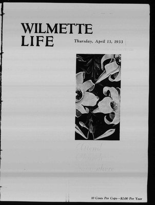 Wilmette Life (Wilmette, Illinois), 13 Apr 1933