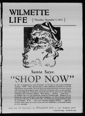 Wilmette Life (Wilmette, Illinois), 7 Dec 1933