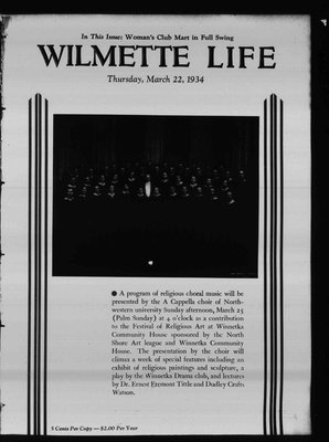 Wilmette Life (Wilmette, Illinois), 22 Mar 1934