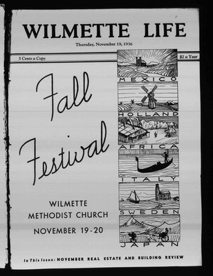 Wilmette Life (Wilmette, Illinois), 19 Nov 1936