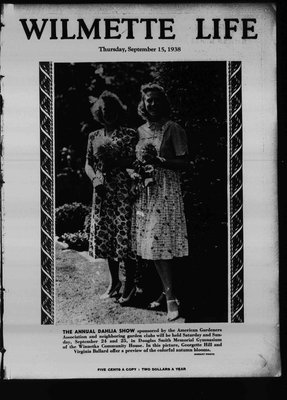 Wilmette Life (Wilmette, Illinois), 15 Sep 1938