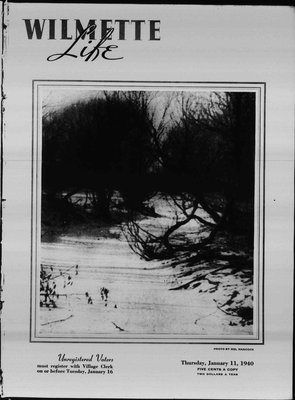 Wilmette Life (Wilmette, Illinois), 11 Jan 1940