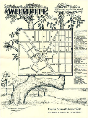 Plat of the Original Wilmette Village