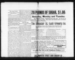 Advertisement for The Dempster St. Cash Grocery Co.