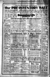 Full page advertisement for Rosenberg's Department Store