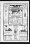 Full page advertisement for Rosenberg's of Evanston