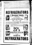 Advertisement for Refrigerators