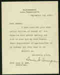 Letter to Miss Anna E. Law, librarian, from Mrs. Louise Carnegie, 10 September 1919