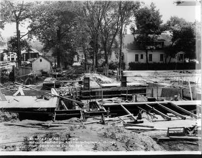 Wilmette Public Library construction No. 5