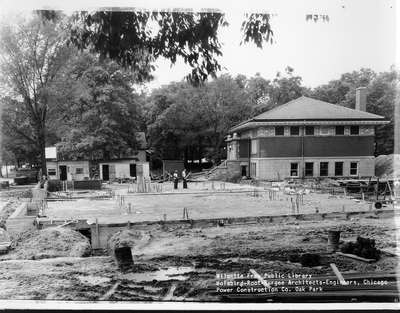 Wilmette Public Library construction No. 6