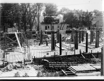 Wilmette Public Library construction No. 7